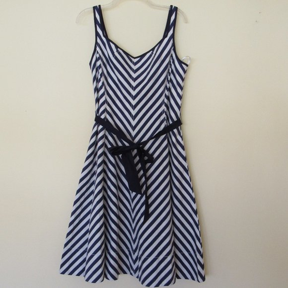Talbots Dresses & Skirts - TALBOTS SHORELINE Chevron Striped Dress Size 16P